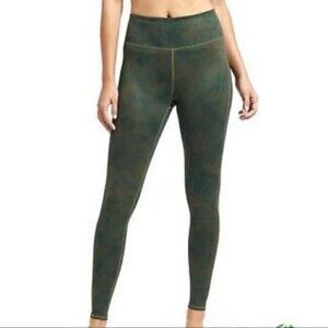 Athleta Green Clouds Chaturanga Tight‎ Women Size XXSmall